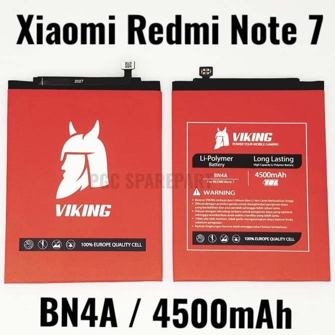 Baterai Viking BN4A - BN-4A - Xiaomi Redmi Note 7 - Batre