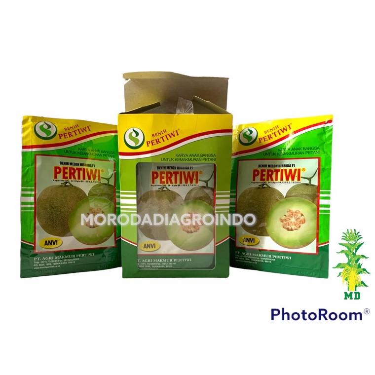 Ready stock Benih/Bibit melon Pertiwi anvi F1 13 gram by pertiwi 79