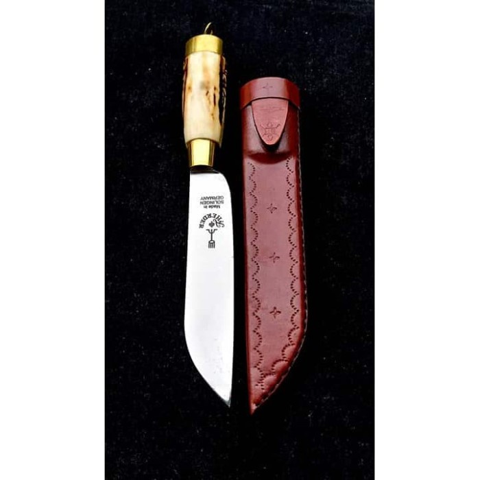 Pisau cap Garpu asli 6" Solingen Jerman Handle T.Rusa & S.kulit ORIGINAL