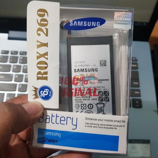 Batre SAMSUNG S7 Edge Original Ori Batrei Batrai Battery Batu S7edge