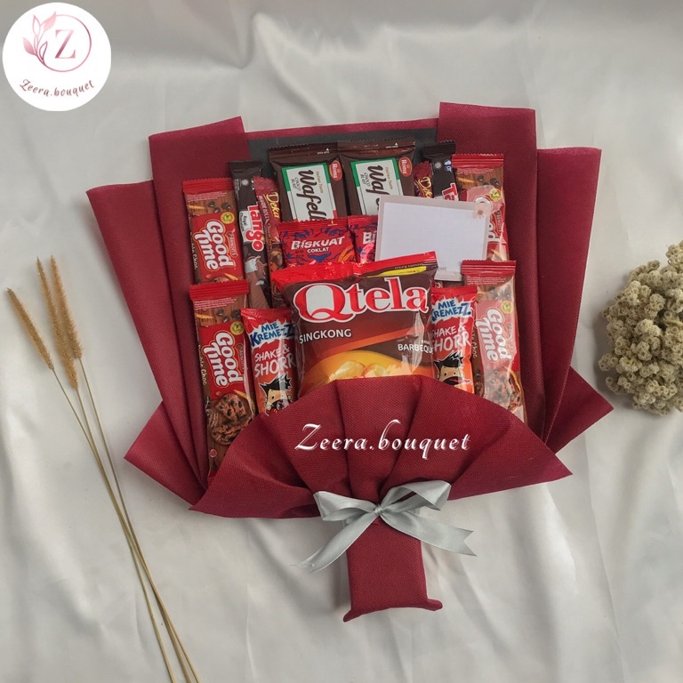 

Laris (B6) Bouquet snack/buket snack/bucket snack [INCLUDE: Greeting card+packing] F00