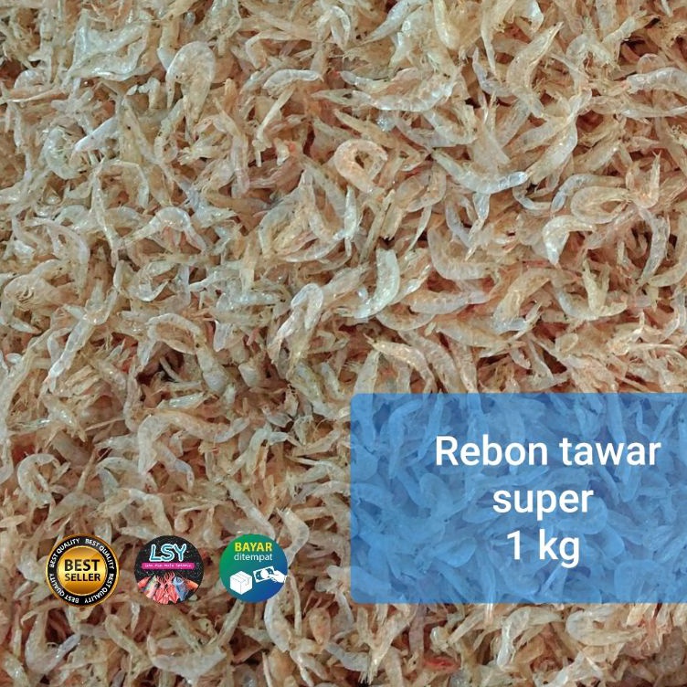 

✓ udang rebon tawar super ( asli tawar ) 1kg