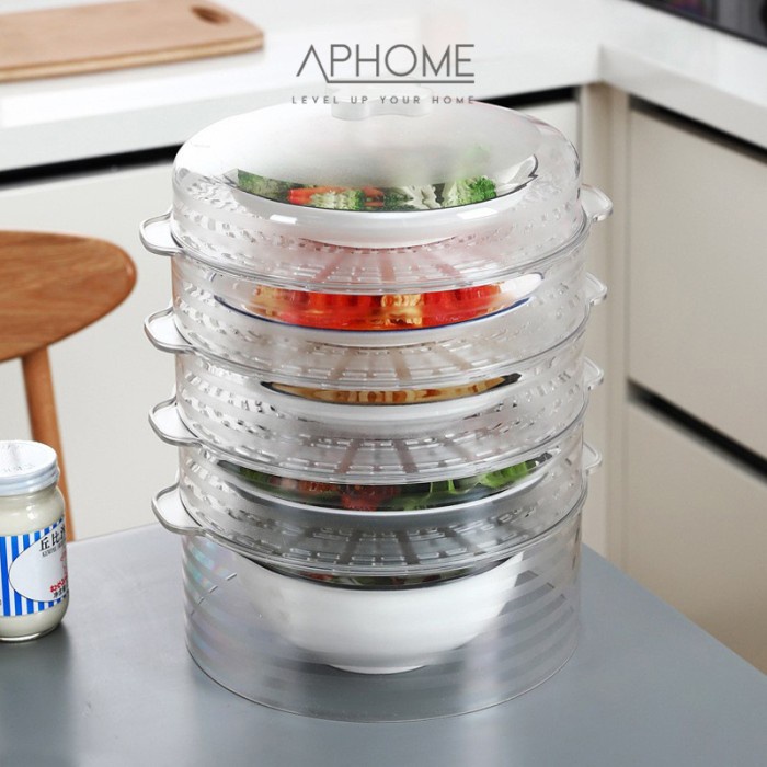 Bestseller Tudung Saji Viral Insulated Modern Anti Lalat Pelindung Makanan Tumpuk