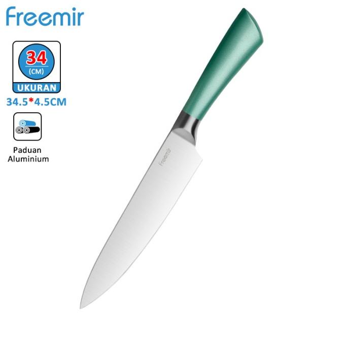 Freemir Pisau Buah Stainless Steel/Pisau Daging Besar/Pisau Koki