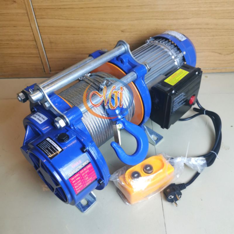 Weka Electric Winch Hoist 1.5 ton Sling 50 Meter Katrol Electrik