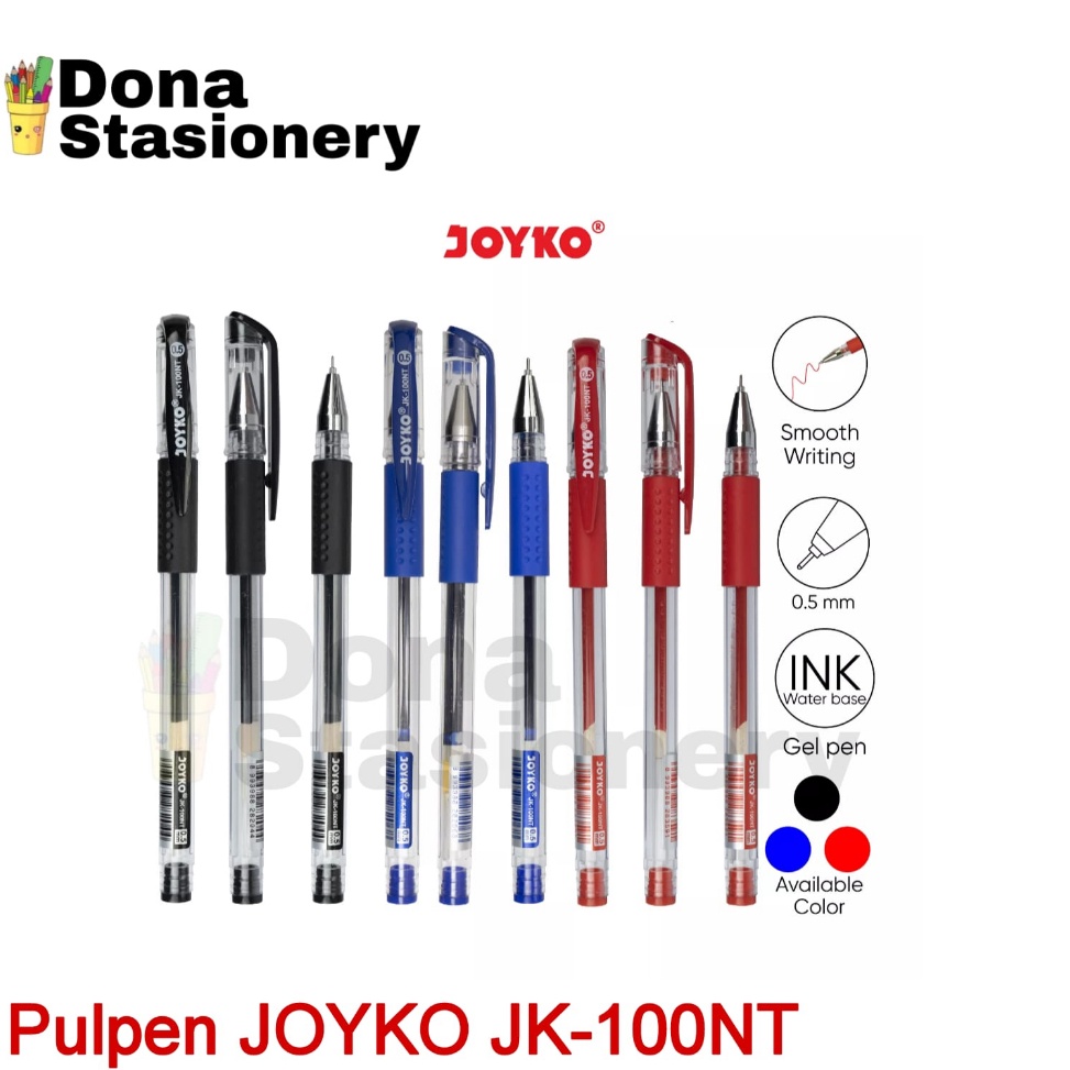 

Terlaku... [ 1 PACK ] Pen Joyko JK-100NT | Pulpen GEL joyko JK-100NT | Pulpen gel joyko | Pen gel murah QKW