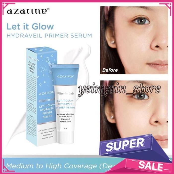 AZARINE HYDRAVEIL PRIMER SERUM LET IT GLOW & MATTE MY DAY GRATIS ONGKIR