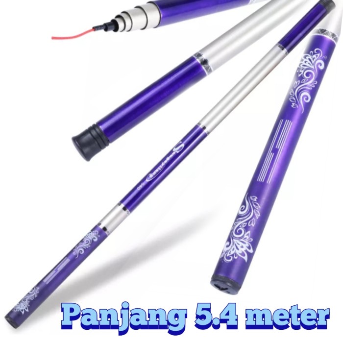 Joran Pancing Tegek Ruas Panjang 54 Kualitas Import Murah