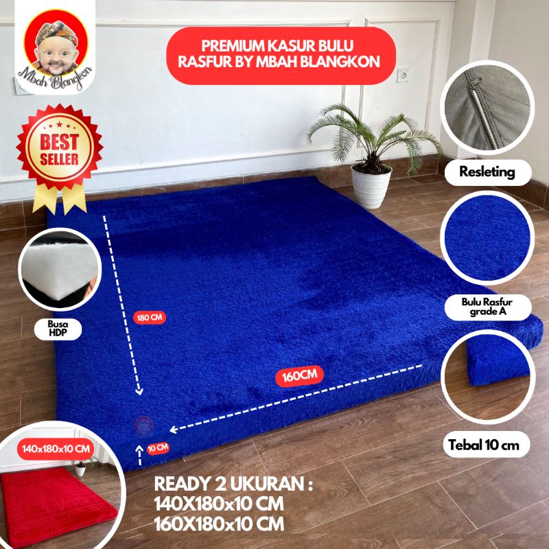 PROMO  Premium Kasur Lantai Bulu TEBAL 10 Cm