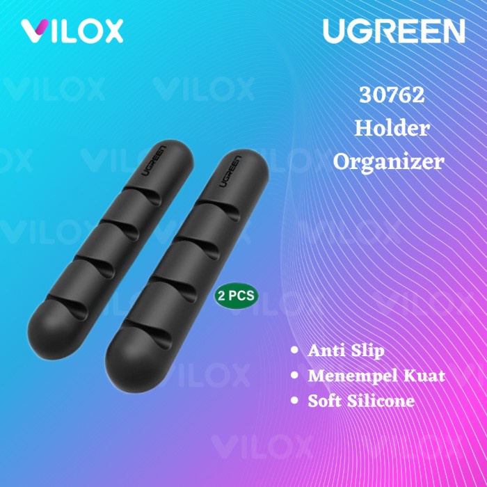 

Best Seller Ugreen Cable Clip Klip Organizer Holder Silicone Karet Merapikan Kabel