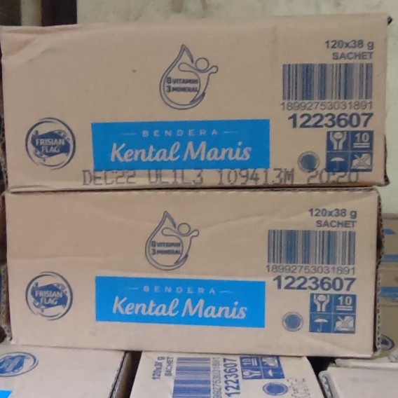 

Susu Kental Manis Frisian Flag Bendera Putih 40Gr 1 Dus Isi 20 Pak