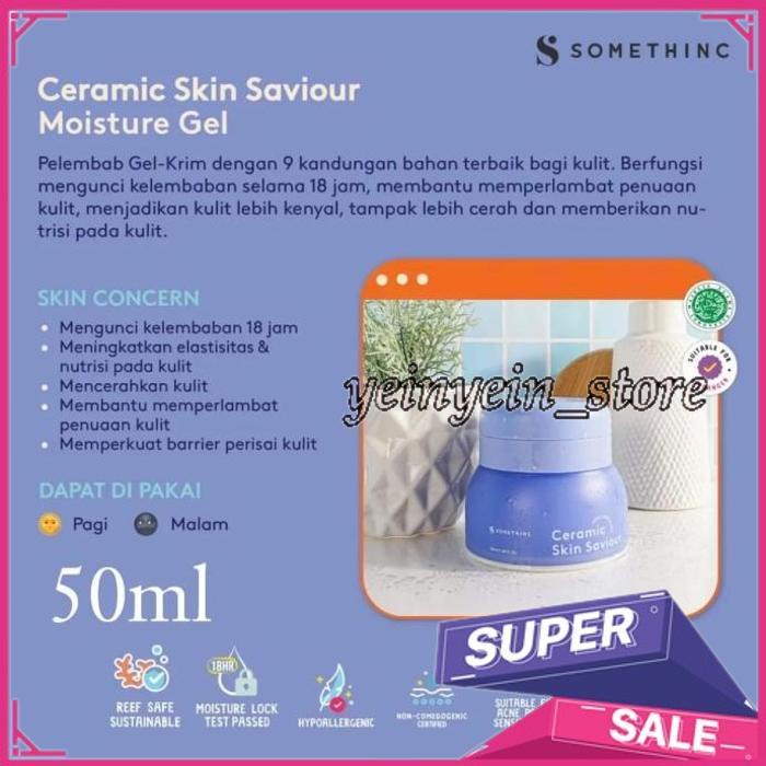 SOMETHINC MOISTURIZER CERAMIC SAVIOUR SUPPLE POWER PEPTINOL SKIN GOALS ONGKIR NOL