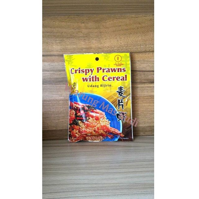 

Crispy Prawn Cereal Starflower (Tepung Udang Gandum)- 85Gr