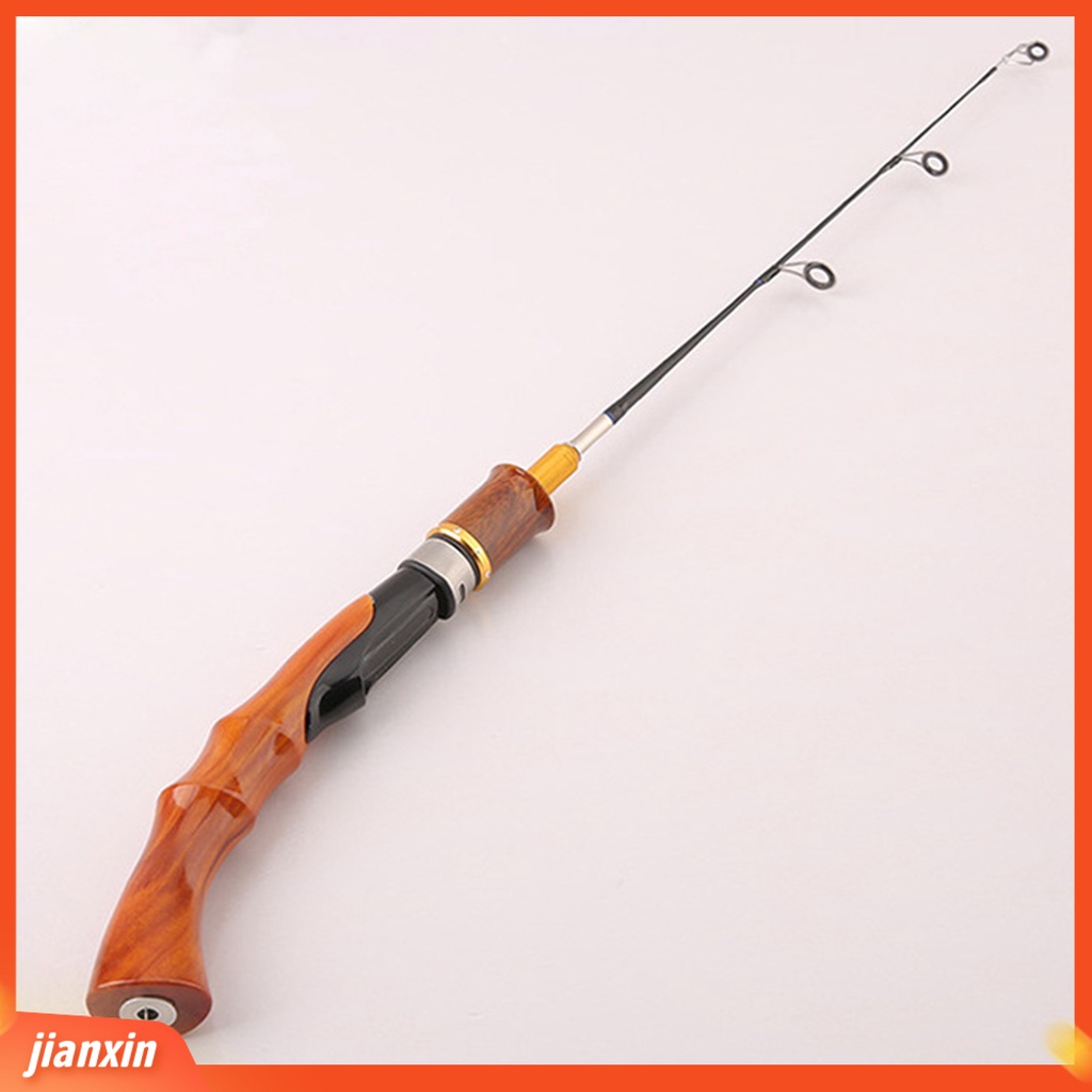 [Jianxin] 30/40/50cm Es Pancing Kerapatan Tinggi Dikuat Roda Kursi Portabel Pegangan Nyaman Bentuk Tekuk Manusia Memancing Anti Patah Outdoor Angling Winter Fishing Pole