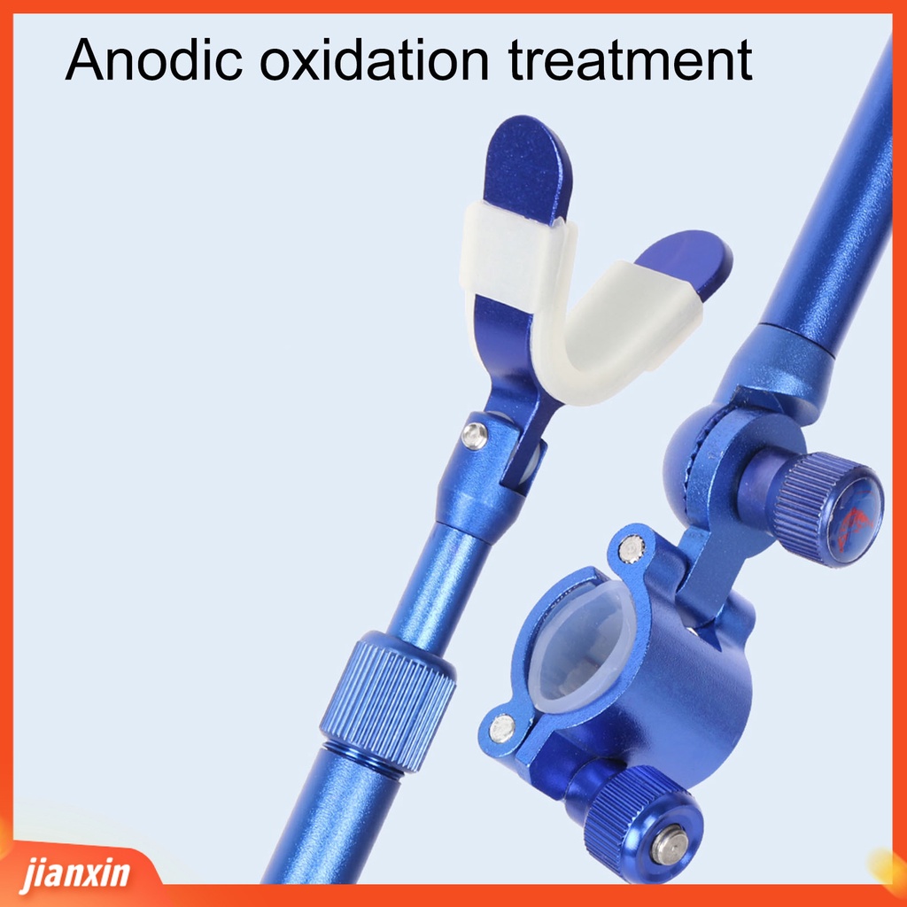 [Jianxin] fishing Rod Holder 210derajat Teleskopik Dapat Disesuaikan Non-slip Cepat Bongkar Pasang Posisi Logam Paduan Aluminium Tiang Pancing Dukungan Alat Pancing