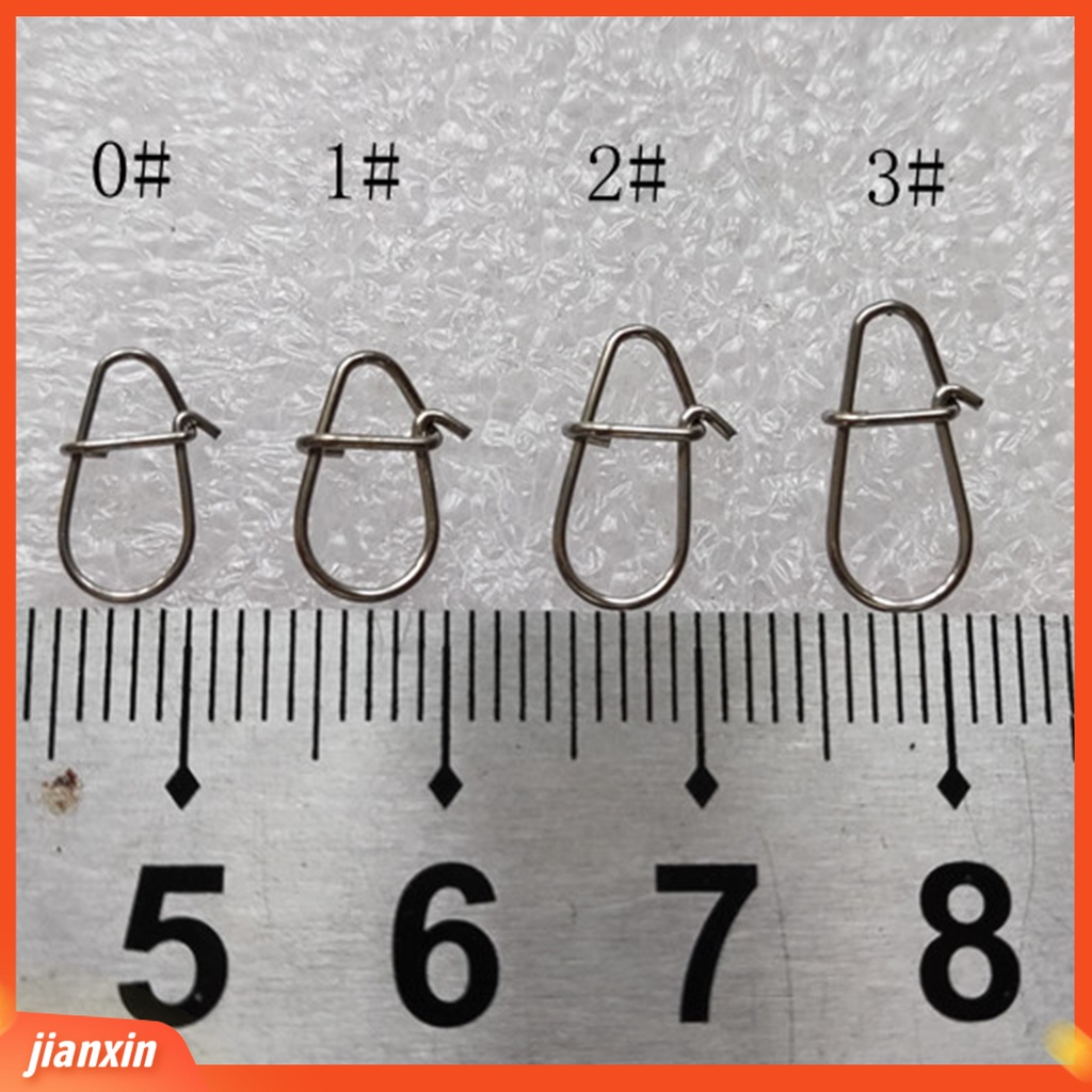[Jianxin] 100 Pcs Kili-Kili Pancing Bahan Stainless Steel 304 Anti Karat