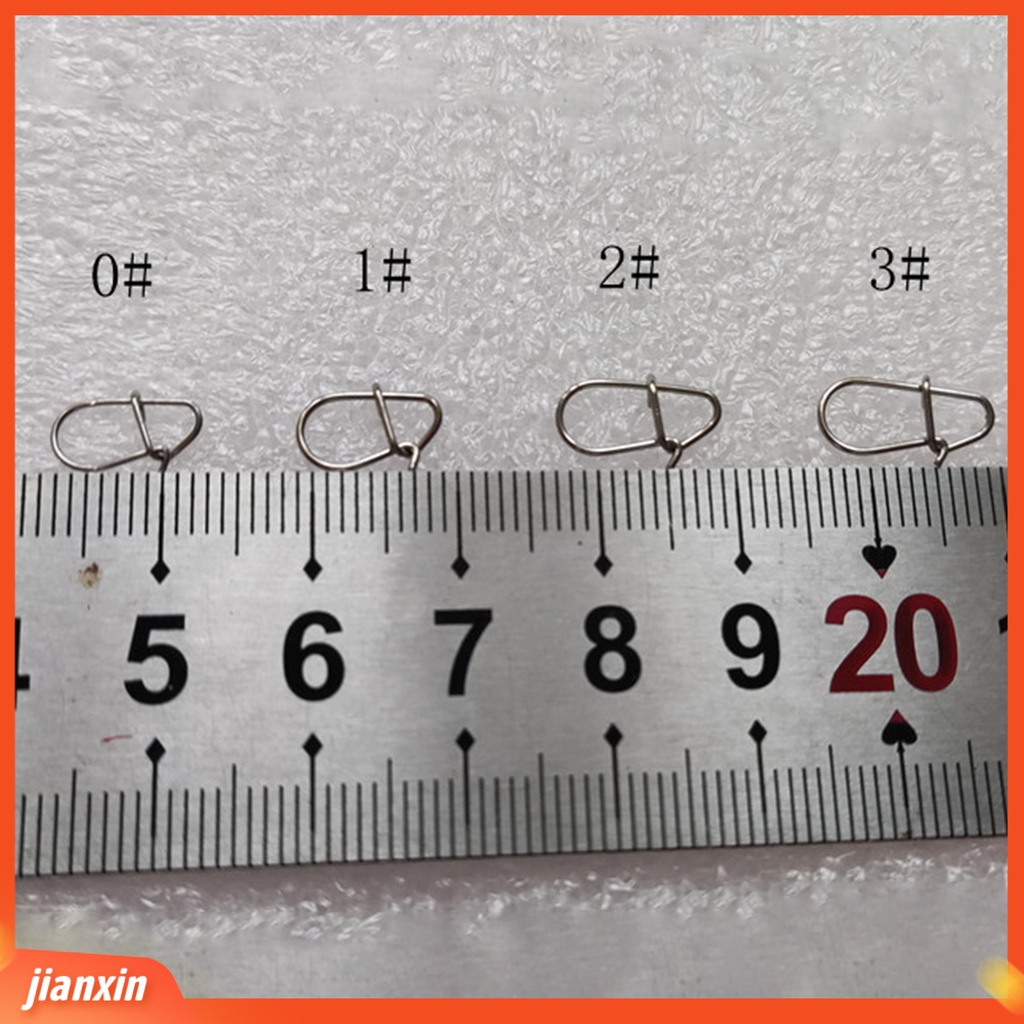 [Jianxin] 100 Pcs Kili-Kili Pancing Bahan Stainless Steel 304 Anti Karat