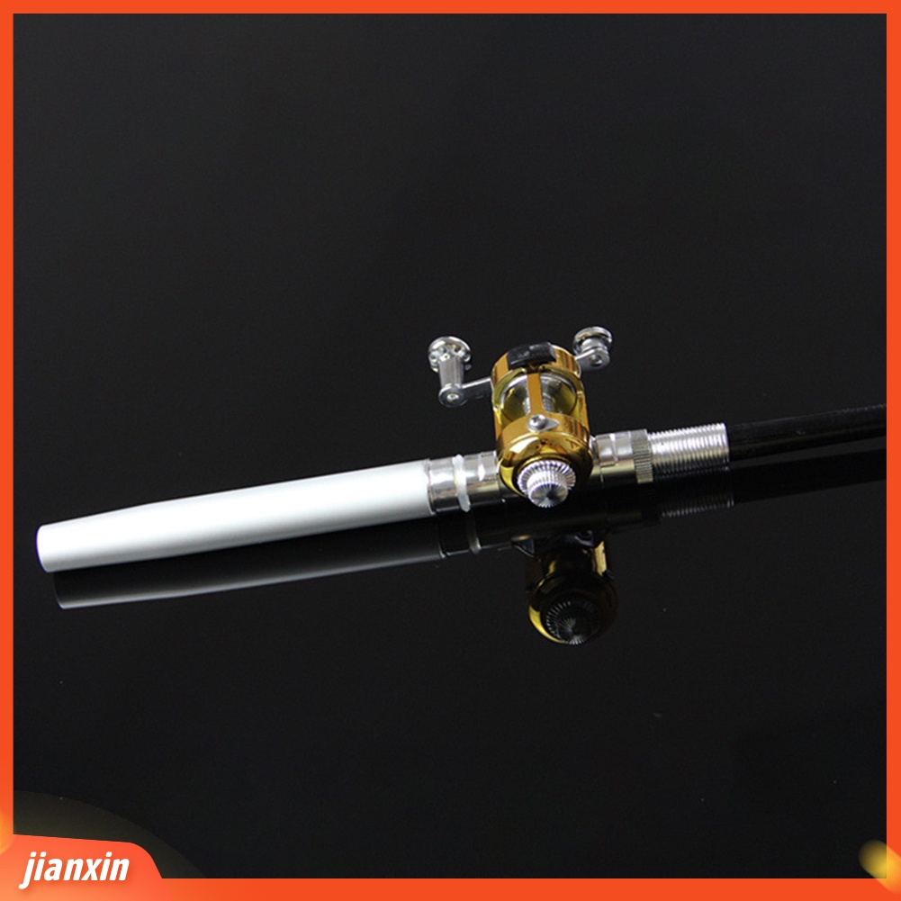 [Jianxin] Lightweight Mini Pen Shape Telescopic Fishing Rod Pole Reel Fish Tackle Tools