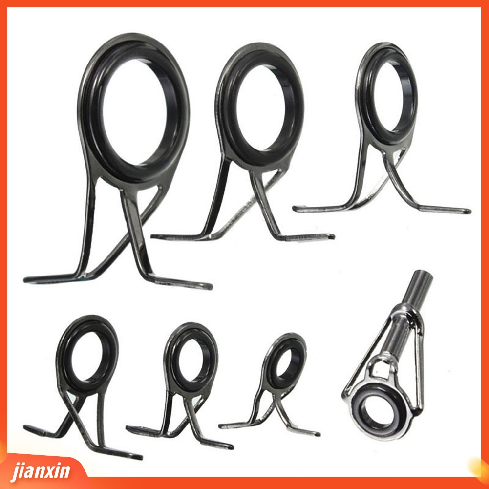 [Jianxin] 7pcs Ring Guide Joran Pancing Ukuran Campur