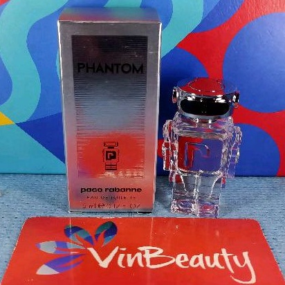 Miniatur Parfum OriginaL Paco Rabanne Phantom EDT 5 ml For Men Murah