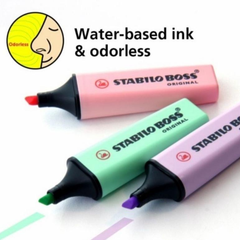 

STABILO MARKER BOSS PASTEL SET PAKET 15 PCS PEN HIGHLIGHTER ORIGINAL