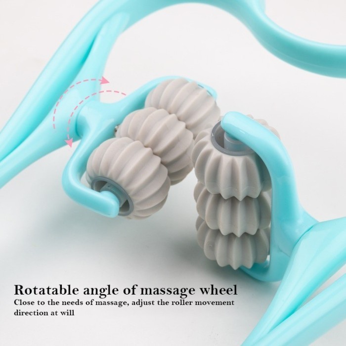 FM FIT Rollycomp Massage / Therapy Manual Neck Massar Six Wheel Necks