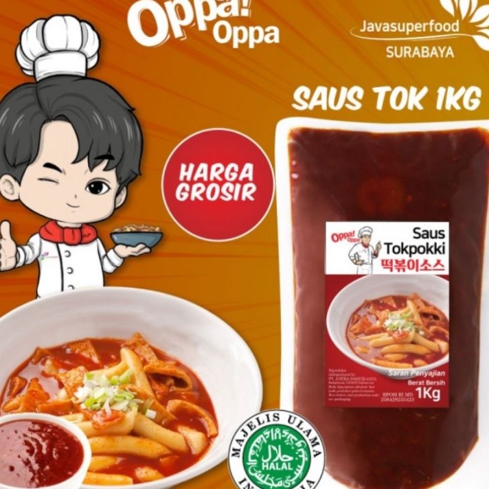 

COD✔️ 1kg Saus tteokbokki/ topokki gochujang Oppa oppa javasuperfood