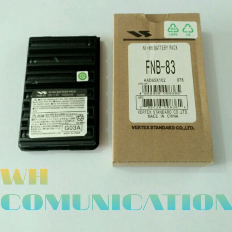 12.12 Fasion sale BATTERY HT YAESU FT-250/FT-270/VX-150 FNB-83 