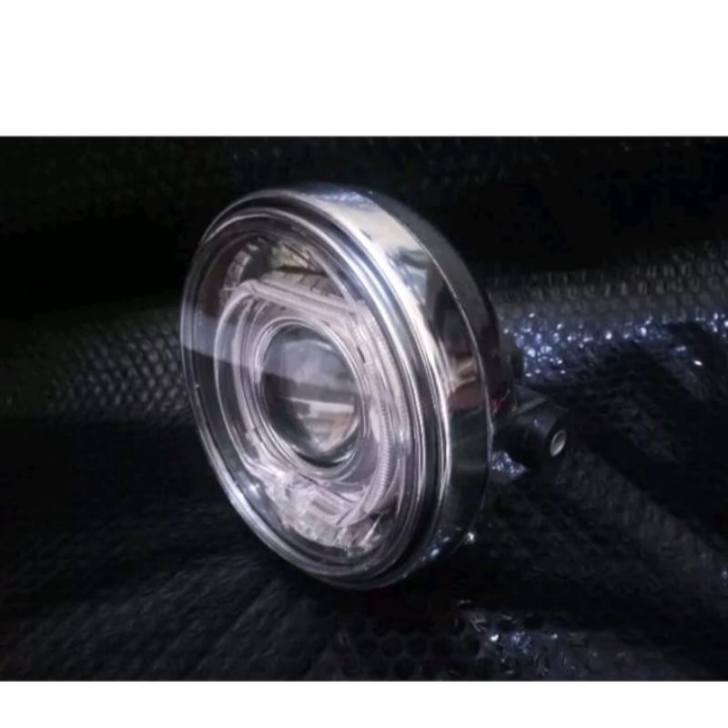 Reflektor Vixion Old Rx-King New Peredam 2008 Plus Lampu Biled Set Batok High Quality