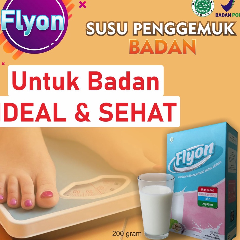 

Ready Stok Susu Flyon Original Susu Penggemuk Badan Penambah Berat Badan Penambah Nafsu Makan Tambah Protein Tubuh buruan