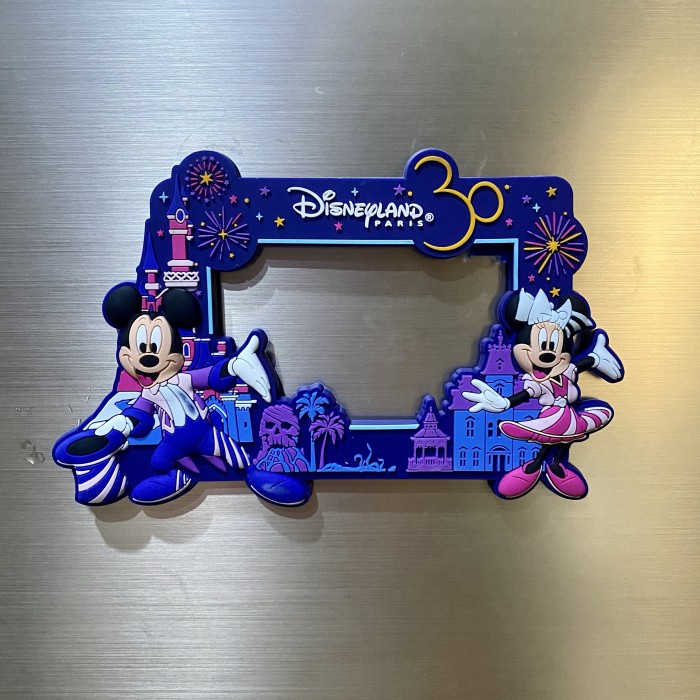 Terlaris Frame Foto Tempelan Kulkas/Magnet Disneyland Paris Mickey Minnie