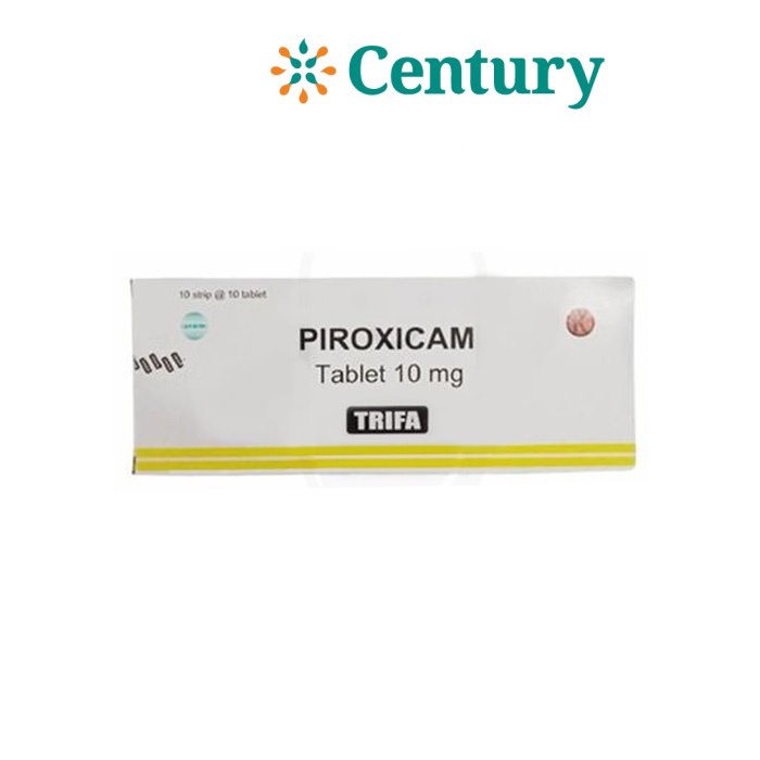 PIROXICAM 10 MG 10 TABLET (TRIVA JAYA LAB) / NYERI / NYERI OTOT