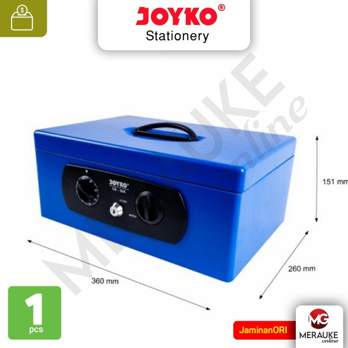 

Best Seller Joyko Cash Box / Kotak Penyimpanan Cb-36A