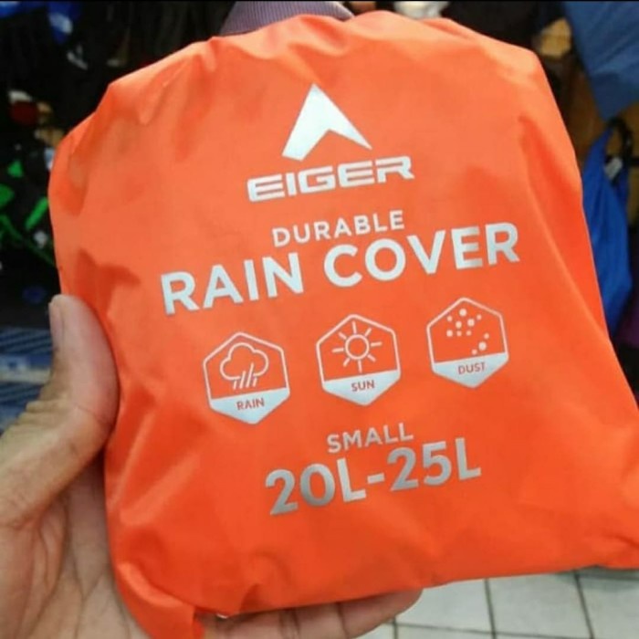 Bestseller Cover Bag Eiger Durable Raincoat Ransel 25L