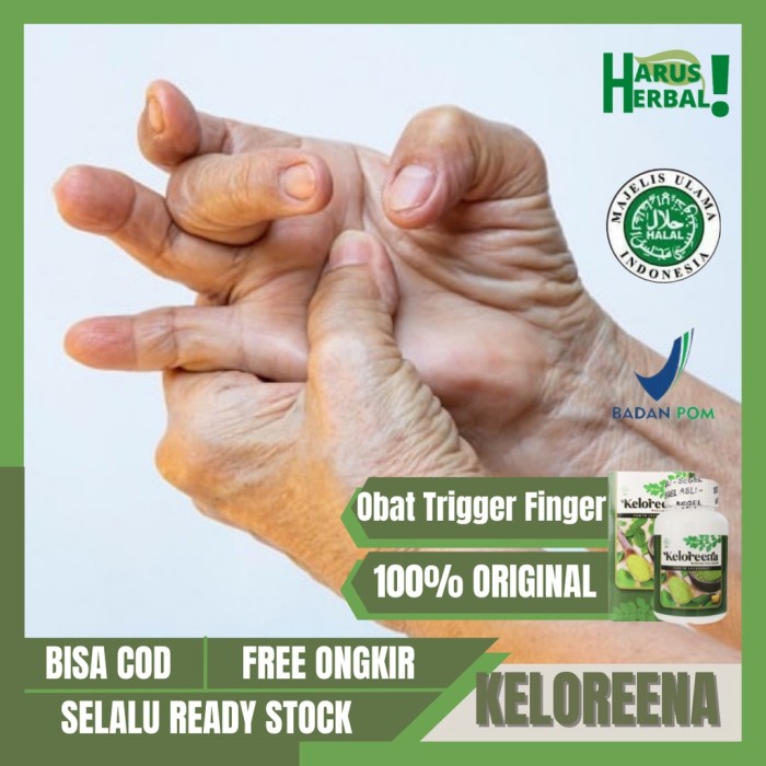 Terlaris Obat Jari Tangan Kaku, Obat Trigger Finger, Obat Jari Sulit Digerakan,