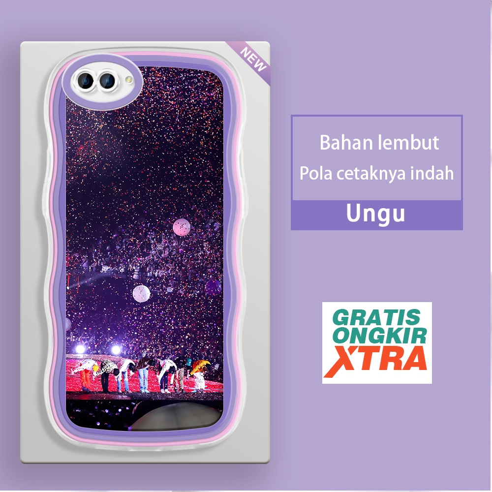 Mulia OPPO NEO 9 A3S A5 A7 A5S A9 2020 A12 A12S A12E  Casing Ponsel  Terima kasih konser BTS  warna-