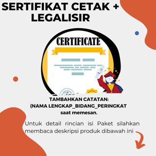 

SERTIFIKAT CETAK + LEGALISIR GEMA 1.1 (ADVANCED)