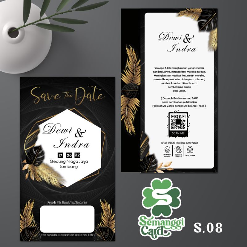 BLANGKO UNDANGAN SEMANGGI 08 | S.08