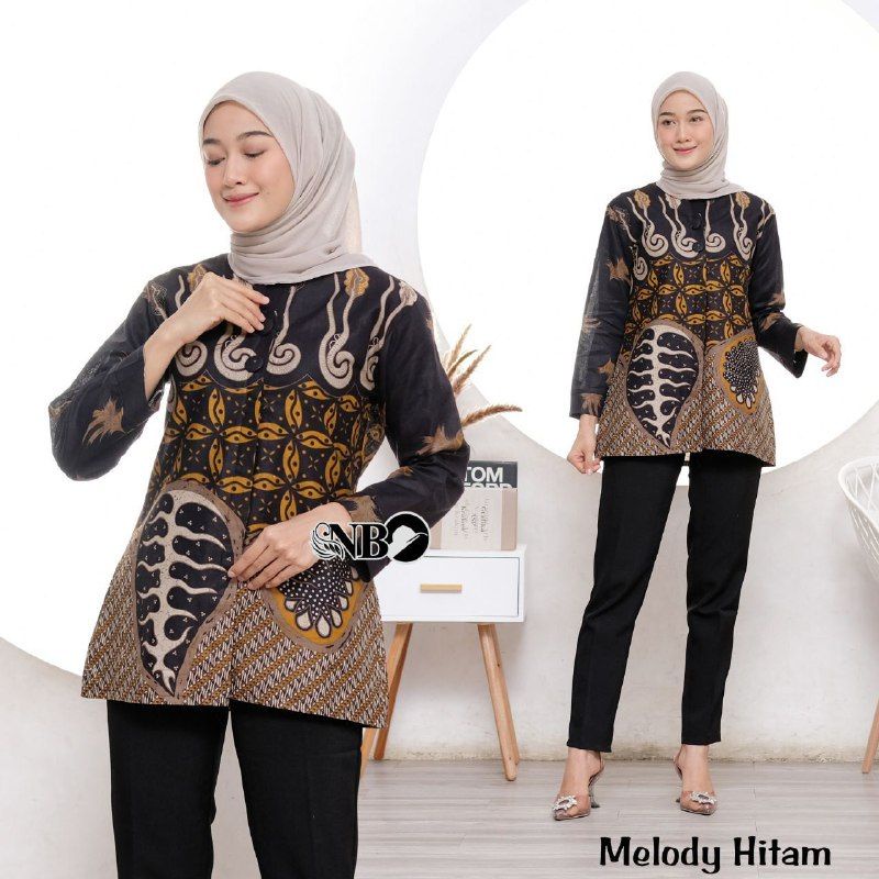 Atasan Batik modern Dolby Dolbi Dobby Doby Tenun Sutra Tulis Halus Katun ATBM Baron dengan potongan 61%!