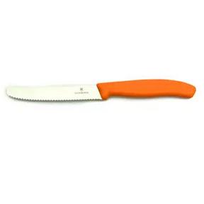 Victorinox 11 Cm Pisau Paring Gerigi - Orange | Pisau Dapur