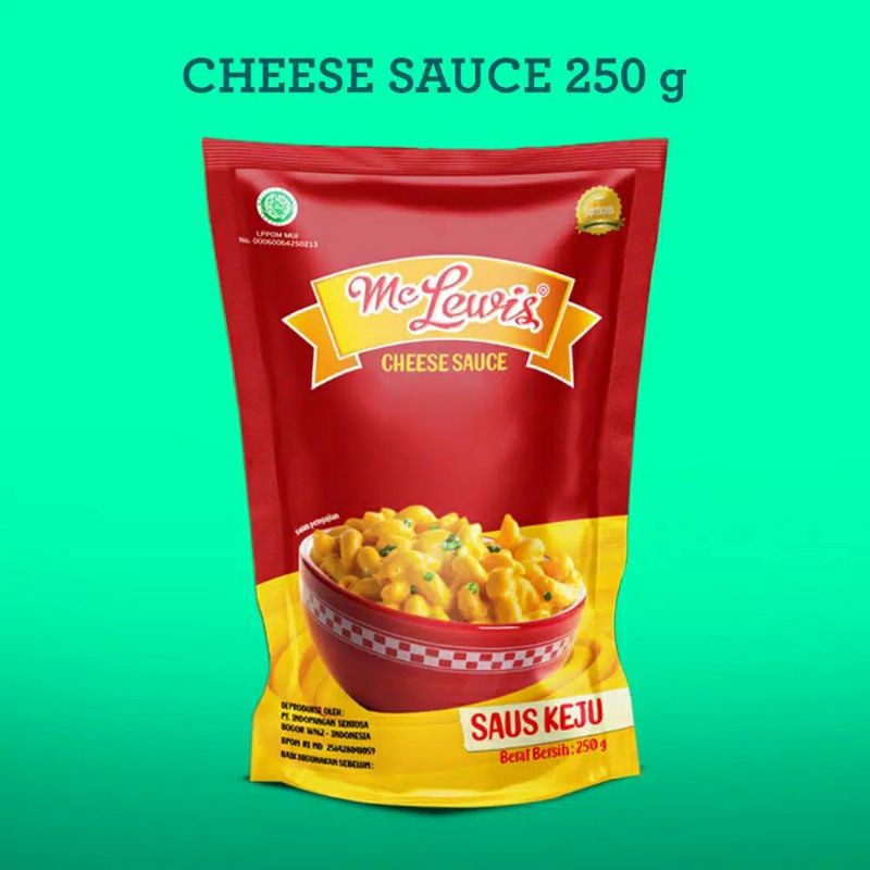 

MC LEWIS CHEESE SAUCE SAUS KEJU 250GR