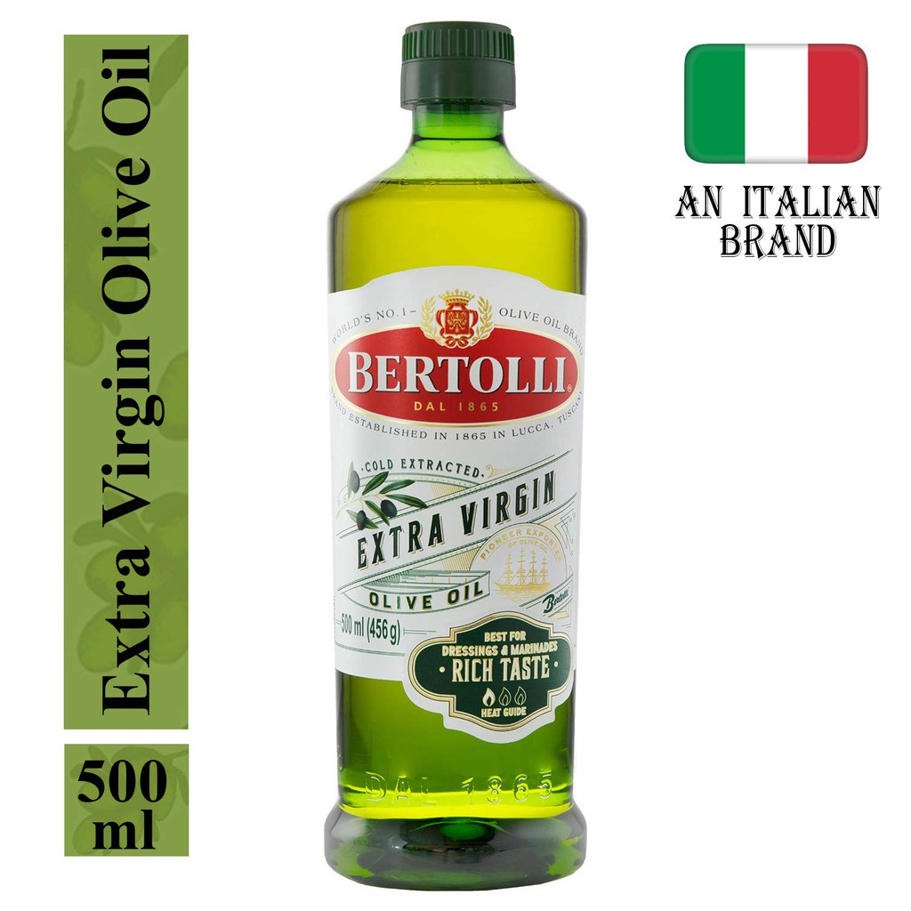 (INSTANT ONLY) BERTOLLI EXTRA VIRGIN OLIVE OIL 500 ML MINYAK ZAITUN BERTOLI