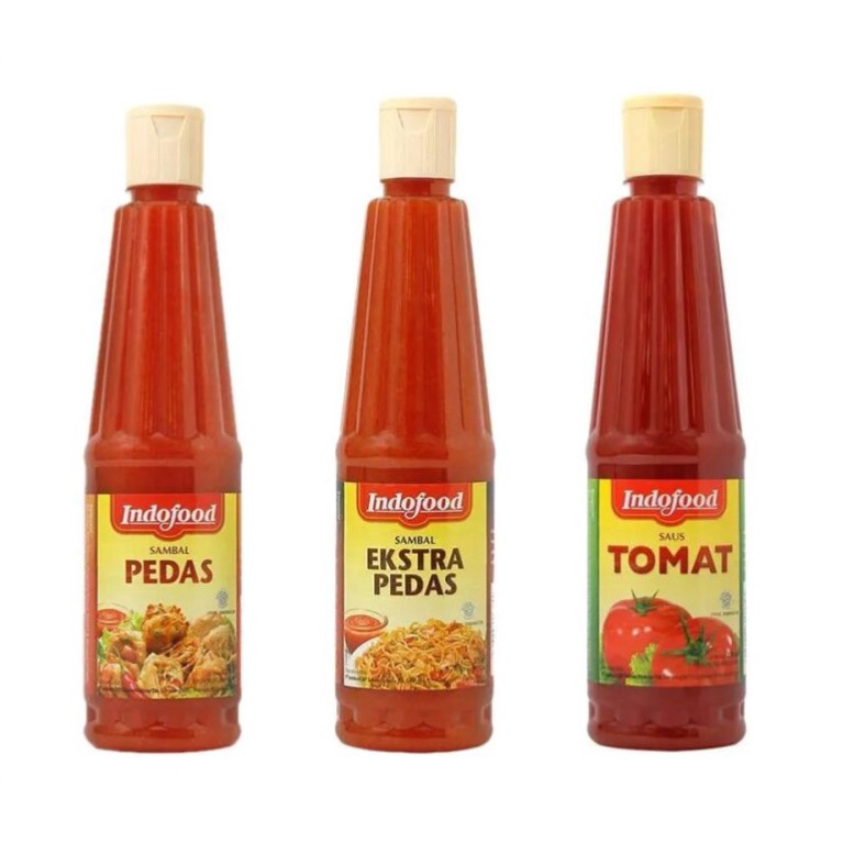 

INDOFOOD SAMBAL PEDAS EKSTRA EXTRA PEDAS TOMAT 275 ML