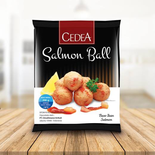 

CEDEA SALMON BALL 200 GR BASO IKAN