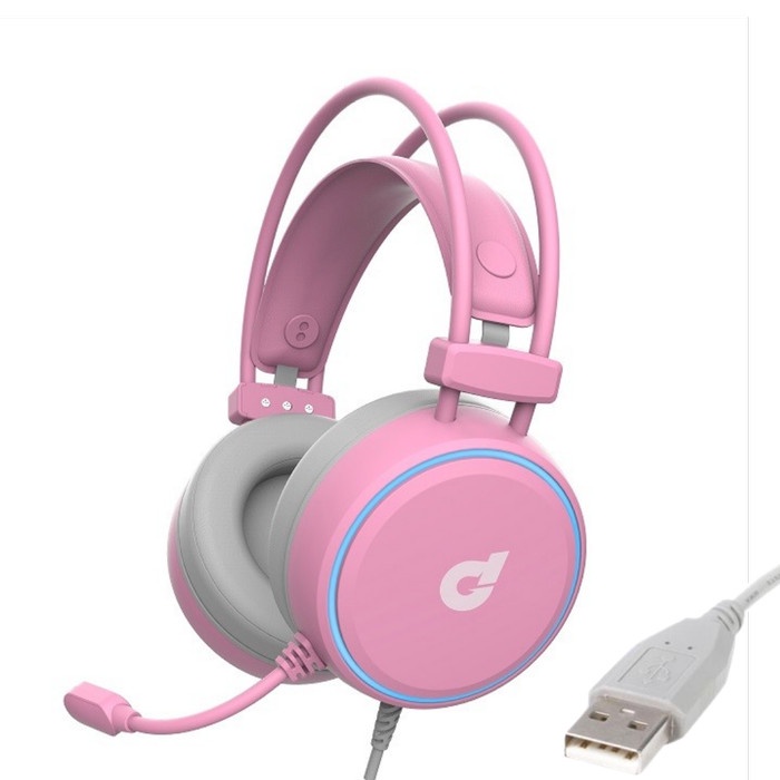 dbE GM190 7.1 Virtual Surround Gaming Headphone - Pink Edition