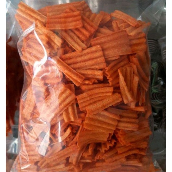 

➟➬✢ KERIPIK KENTANG RASA BALADO BERAT 500 g/SNACK KILOAN Terkini