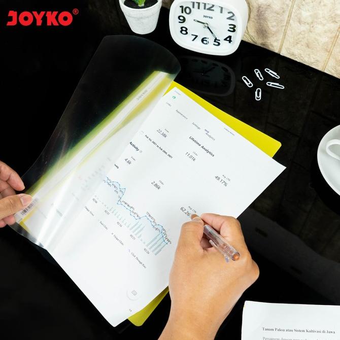 

JOYKO FILE FOLDER A4 F4 MAP PLASTIK JOYKO FOLIO FILE FOLDER [12PCS]