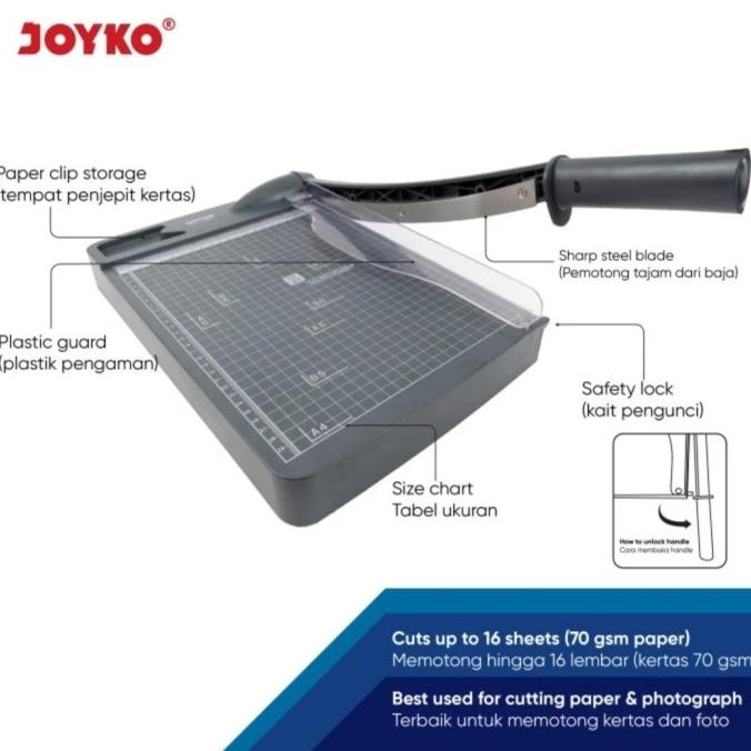 

Pemotong Kertas Joyko A4 PPCT-2330 - Paper Cutter