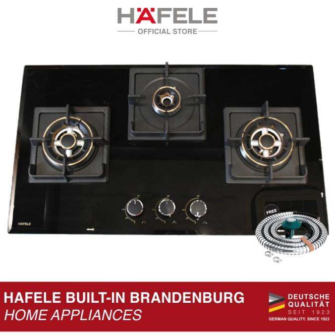 Hafele Built In Gas Hob Brandenburg Series - Kompor Gas Tanam