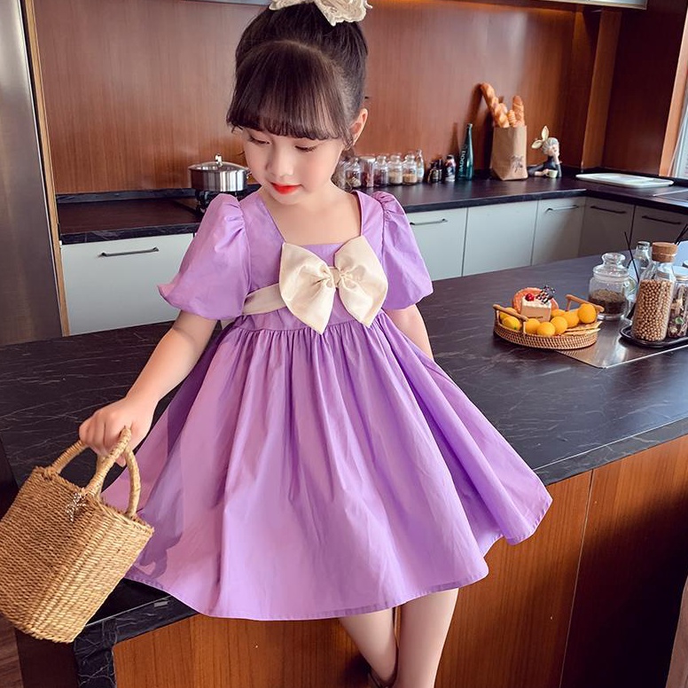 Harga Spesial [PRINCESS KESLI] 1-9tahun Dress lengan puff anak perempuan terbaru/baju putri bayi per